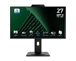 Монитор 27" MSI PRO MP272PMG IPS 1920x1080, 120 Гц, 4 мс, 16:9, 300 кд/м², 1xVGA, 1xHDMI, 1xDP, 1x3.5 мм, 2xUSB-A 2.0, 2x2 Вт, веб-камера, микрофон, черный