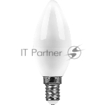 Лампа светодиодная SAFFIT SBC3707 (55169) 7Вт E14 дневной матовая свеча
