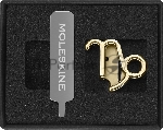 Шильд-символ Moleskine Zodiac Козерог, металл, золотистый, коробка с европодвесом, PINCAPRICORNGOLD