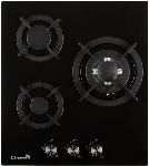 Газовая варочная панель ELTRONIC (33-10) 3 конфорки , черный