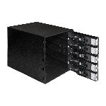 Корзина для HDD ExeGate EX289284RUS HS535-12G (универсальная, на 5*3,5" SATA3/12G SAS HDD, занимает 3*5,25" отсека), вид 18