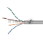 Кабель Cablexpert UPC-5051E-SOL/50, UTP indoor 4x2x0.51, CCA, кат.5е,  однож., 50м, серый