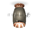 Светильник Ambrella Light XS1123044 DCH/PPG черный хром/золото розовое полированное MR16 GU5.3 (N6906, C1123, N7035)