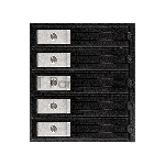 Корзина для HDD ExeGate EX289284RUS HS535-12G (универсальная, на 5*3,5" SATA3/12G SAS HDD, занимает 3*5,25" отсека), вид 17