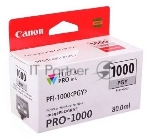Картридж струйный Canon PFI-1000 PGY для IJ SFP PRO-1000 WFG. Фото серый. 80 мл.