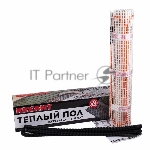 Теплый пол (нагревательный мат) Rexant Extra, площадь 8,0 м2 (0,5 х 16,0 метров), 1280Вт, (двух жильный)