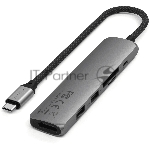 Док-станция Satechi ST-P6SM, USB Type-C, USB Type-C/HDMI/2xUSB Type-A/SD/microSD, USB Type-C, вид 3