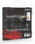 Лента светодиодная 2835 -SMD 4.8W 12V DC красный IP66 (блистер 5м)