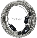 Кабель-адаптер VCOM VUS7049-25M USB2.0-repeater, удлинительный активный Am-->Af 25м, вид 13