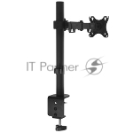Настольное крепление Wize WDA1-32 для одного монитора 14"-32", газовая пружина, VESA 75x75, 100x100, черный
