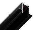 Шинопровод встраиваемый Ambrella light GL1010 BK черный IP20 220V 2000*62.5*56