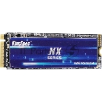 Твердотельный накопитель Kingspec SSD NX-4096 2280, 4096GB, M.2(22x80мм), NVMe, PCIe 3.0 x4, 3D QLC, R/W 3600/3200MB/s, IOPs 380 000/320 000, TBW 1920, DWPD 0.4 (3 года)