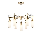 Люстра Ambrella light LH55278/7 BS/FR латунь/белый матовый E14*7 max 40W D640*1390