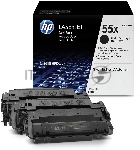 Картридж лазерный набор из 2 шт HP LaserJet CE255XD черный для LJ P3015(2 х 12500 стр), вид 6