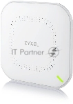 Гибридная точка доступа Zyxel NebulaFlex NWA90AX, WiFi 6, 802.11a/b/g/n/ac/ax (2,4 и 5 ГГц), MU-MIMO, антенны 2x2, до 575+1200 Мбит/с, 1xLAN GE, PoE, защита от 4G/5G, БП в комплекте