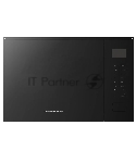 Встраиваемая микроволновая печь Kuppersberg HMW 652 B, ВхШхГ 389х595х379, объем 25 л, мощность 900 Вт, 5 уровней мощности, гриль, 8 автоматических программ, размораживание, сенсорное управление, черный