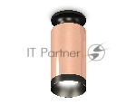 Светильник Ambrella Light XS6326100 PPG/PBK золото розовое полированное/черный полированный MR16 GU5.3 (N6902, C6326, N6131)