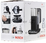 Чайник электрический Bosch TWK8613 черный/серебристый, 1.5 л, 2400 Вт, скрытый нагревательный элемент, поддержание температуры, вид 28