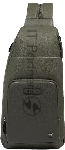 Рюкзак слинг Piquadro Modus Special CA5577MOS/VEVE оливковый кожа