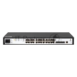 Коммутатор SNR SNR-S5210G-24TX, 24×1 Гбит/с + 4×10 Гбит/с SFP+, управляемый