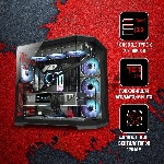 Компьютерный корпус Bloody BD-CC109 черный без БП ATX 10x120мм 2xUSB3.0 audio, вид 14