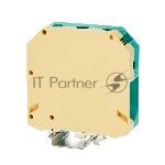 Клемма заземления KRUSLG-95N, винтовой зажим, 2 точки подключения, 95 кв.мм