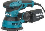 Эксцентриковая шлифовальная машина Makita BO5041 ЭШМ,300Вт,ф125мм,4000-12000об\м,ампл-2.8мм,1.4кг,кор,п\сборник,доп.рукоятка, вид 19