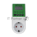 Реле напряжения c дисплеем "Energenie" EHB8-2, 15A, белое, вид 4