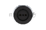Розетка 1-м СП OSEN без заземл. ПБТ механизм черный бархат LEZARD 743-4288-121B