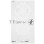 Электрическая варочная поверхность Hotpoint HR 3O2 WH, 2 конфорки, с зоной расширения, стеклокерамика, 3200 Вт
