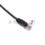 Патч-корд U/UTP Rexant cat.5e, RJ45-RJ45, 26AWG, ZH нг(А)-HF, черный, 0,3 м
