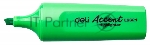 Маркер текстовой Deli ES621green скошенный пиш. наконечник 1-5мм колпачок с клипом зеленый