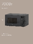 Микроволновая печь Tuvio MW03GB, 20 л с функцией разморозки, регулировкой мощности и автоменю серый, вид 6
