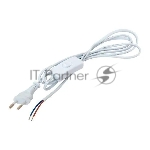 Шнур EKF ASB-610 для бра с выключателем 2м 2х0.5кв.мм