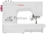 Швейная машина Janome Q-23P белый/рисунок, электромеханическая, вертикальный качающийся, 24 операции, автоматическая петля, вид 23