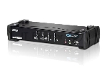 Переключатель KVM ATEN CS1784A-AT-G KVM+Audio+USB 2.0, 1 user USB+DVI => 4 cpu USB+DVI, со шнурами USB 4х1.8м., 2560x1600 60Hz DVI-D Dual Link/2048x