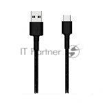 USB-кабель Xiaomi Mi Braided USB Type-C Cable SJX10ZM 100см чёрный