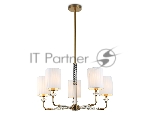 Люстра Ambrella light LH71500/5 BS/FR латунь/белый матовый E14*5 max 40W D680*640