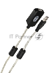 Кабель-адаптер VCOM VUS7049-25M USB2.0-repeater, удлинительный активный Am-->Af 25м, вид 8