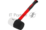 Киянка резиновая Matrix 11173, 910 г, черно-белая резина, фибергласовая рукоятка