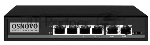 Коммутатор Osnovo SW-20600/A(80W), 6×100 Мбит/с (4×PoE), неуправляемый