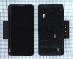 Дисплей для Asus ZS660KLS черный с рамкой