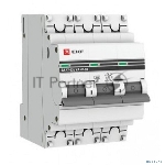 Автоматический выключатель EKF mcb4763-3-16C-pro 3P 16А (C) 4,5kA ВА 47-63 EKF PROxima