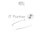 Светильник Ambrella light FL66291 WH белый 39W 3000K-6400K D500*1000 (ПДУ ИК)