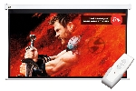 Экран Cinema S'OK SCPSM-266x150FG-ED60 16:9 Pro настенно-потолочный, моторизованный, 266x150см, фибергласс, белый корпус, экстрадроп 60см