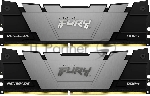 Оперативная память Kingston Fury Renegade, DDR4, 16GB (2x8GB), 4800MHz, CL19, DIMM, с радиатором, черный