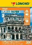 Фотобумага Lomond 0300341 A4/200г/м2/250л./белый матовое/матовое для лазерной печати