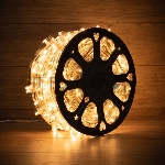 Гирлянда Neon-night LED Клип-лайт 12 V, прозрачный ПВХ, 150 мм, цвет диодов теплый белый, Flashing (белый)