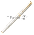 Ручка роллер Parker IM Premium T318 (CW2143646) Pearl GT F черн. черн. подар.кор.