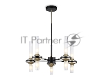 Люстра Ambrella light LH55351/10 BK/CGD/CL черный/золото/прозрачный G9/10 max 30W D550*690